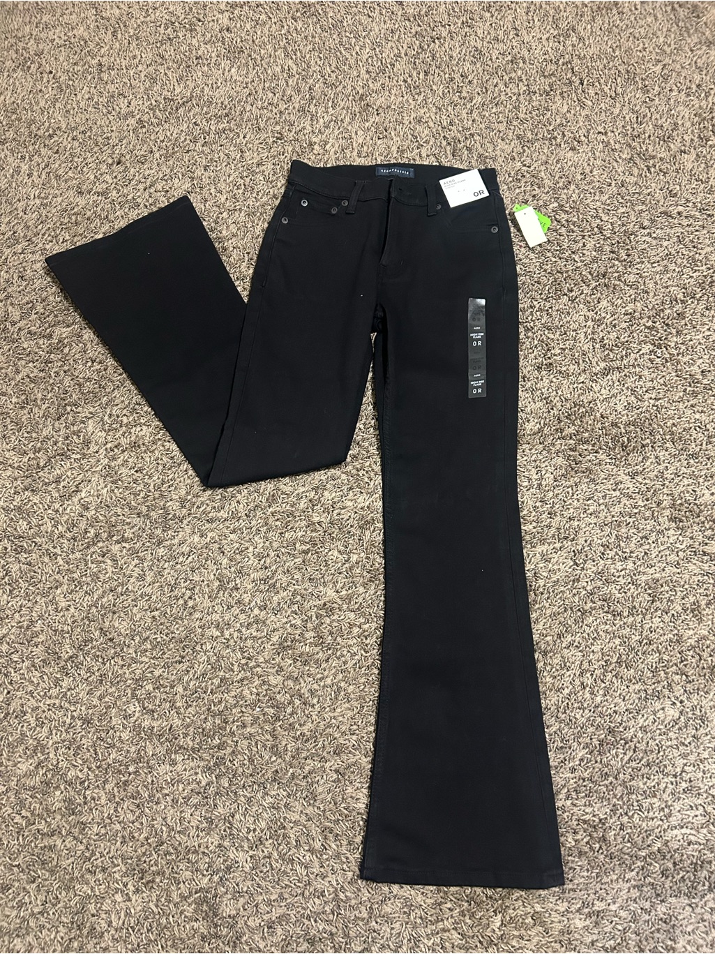 Black Women's Bootcut Jeans Aeropostale